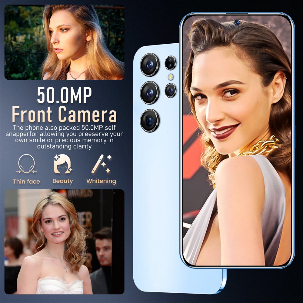 S23 Ultra Mobile 3g&4g Smartphone Dual Wifi GPS SIM Full Display Gravity Sensor 7.3 Inch HD 5G 50MP+108MP 6800mAh Android 13